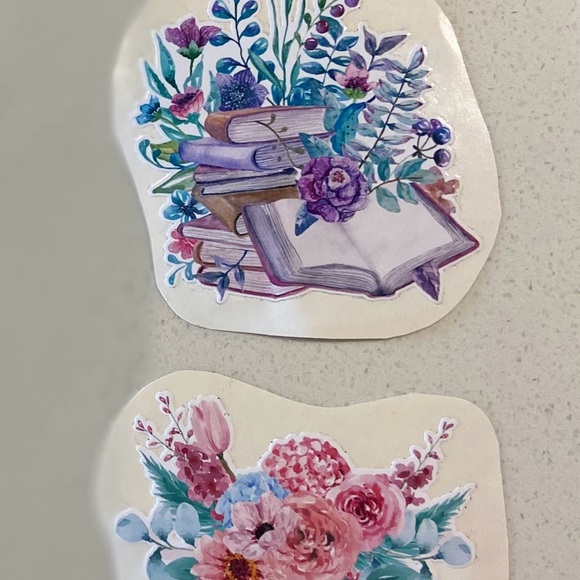 Floral Vinyl Sticker Set - Picture 5 of 6